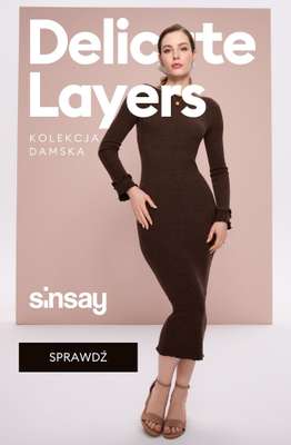 Sinsay - gazetka promocyjna Kolekcja damska Delicate Layers od poniedziałku 23.02 