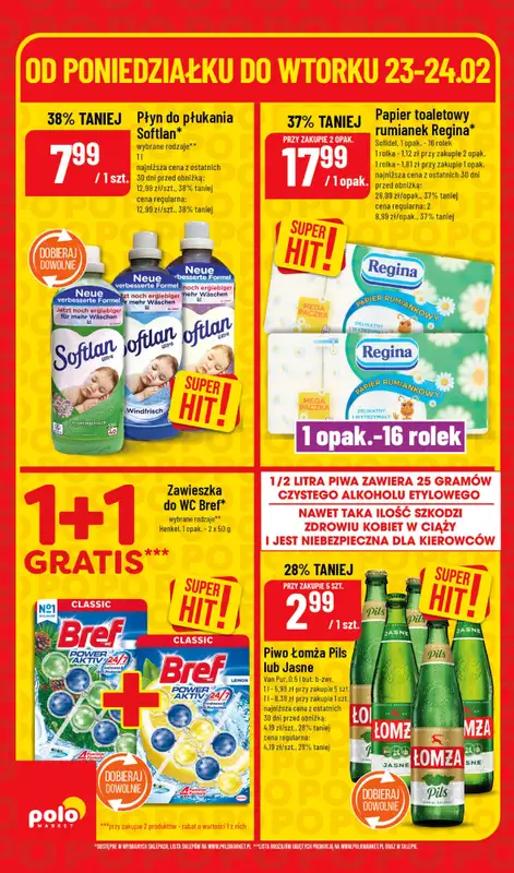 POLOmarket - gazetka promocyjna Super hity od poniedziałku 23.02 do wtorku 24.02 - strona 6
