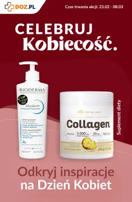 DOZ.PL - gazetka promocyjna Inspiracje na DZIEŃ KOBIET! od poniedziałku 23.02 do niedzieli 08.03