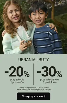Smyk - gazetka promocyjna -20% przy zakupie 2 szt. | -30% przy zakupie min. 3 szt. od poniedziałku 23.02 do wtorku 24.02