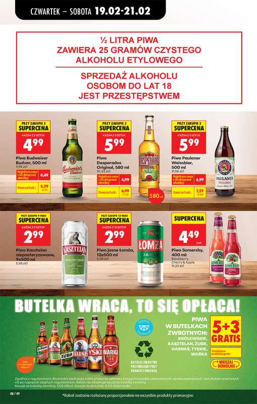 Biedronka - gazetka promocyjna Od czwartku od czwartku 19.02 do środy 25.02 - strona 72