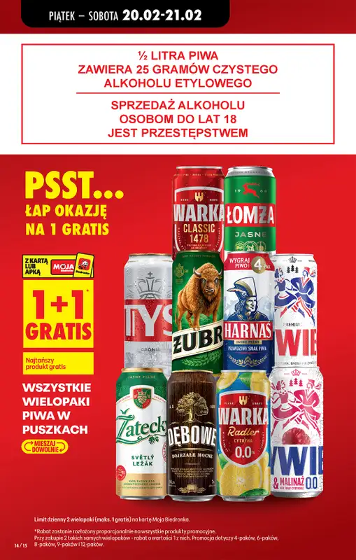 Biedronka - gazetka promocyjna Od czwartku od czwartku 19.02 do środy 25.02 - strona 24