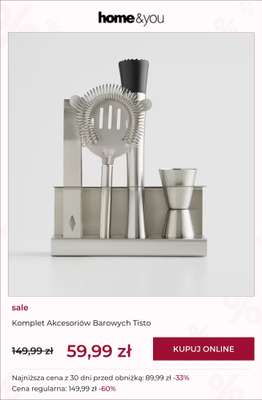 Komplet Akcesoriów Barowych Tisto