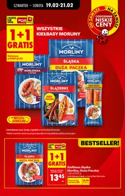 Biedronka - gazetka promocyjna Od czwartku, Z ladą tradycyjną od czwartku 19.02 do środy 25.02 - strona 17