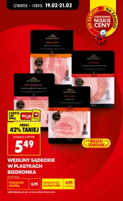 Biedronka - gazetka promocyjna Od czwartku, Z ladą tradycyjną od czwartku 19.02 do środy 25.02 - strona 8