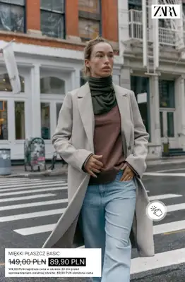 Zara - gazetka promocyjna Płaszcze damskie na wiosnę od poniedziałku 23.02  - strona 2