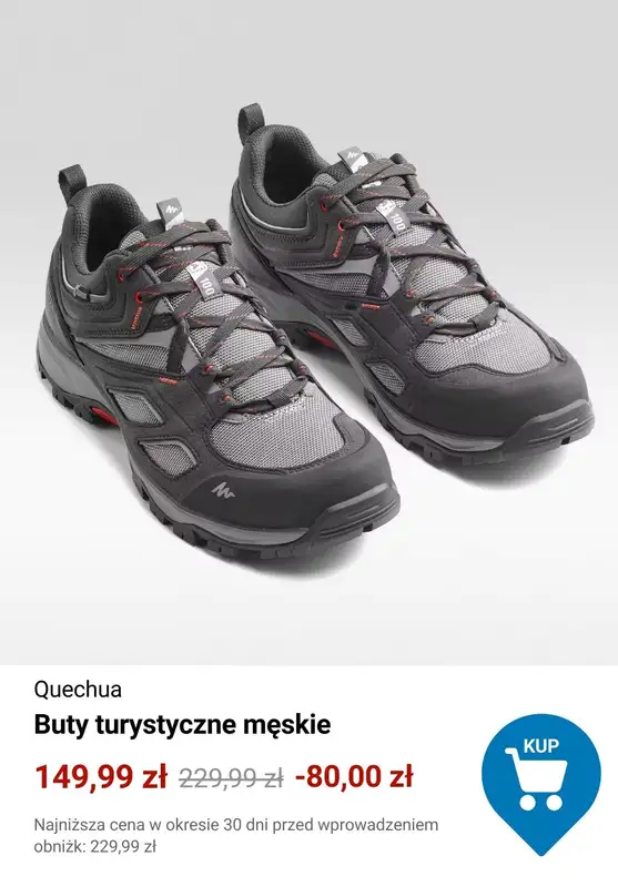 Decathlon - gazetka promocyjna Buty trekkingowe od 79,99 zł od poniedziałku 23.02  - strona 12