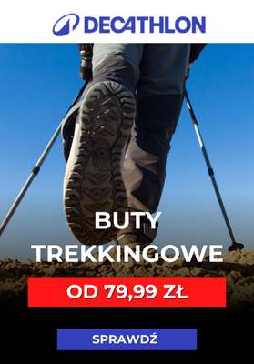 Decathlon - gazetka promocyjna Buty trekkingowe od 79,99 zł od poniedziałku 23.02 