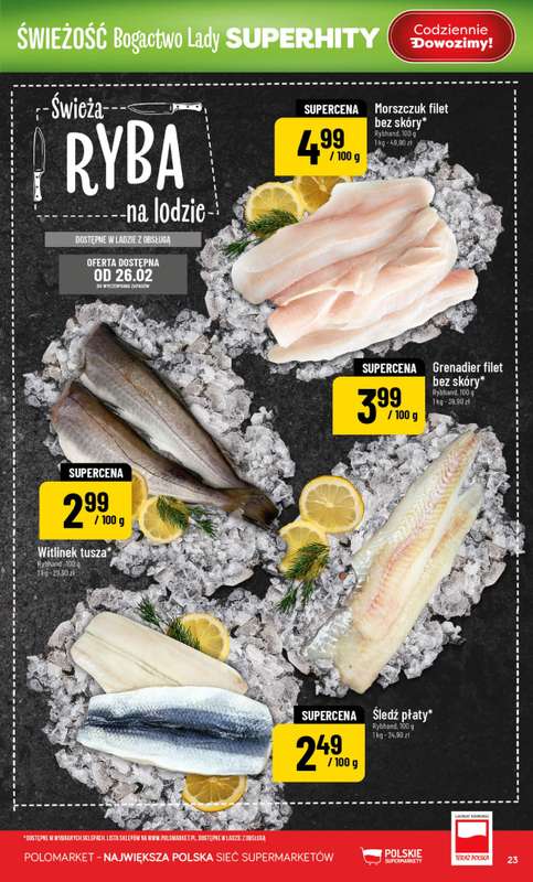 POLOmarket - gazetka promocyjna Gazetka od środy 25.02 do wtorku 03.03 - strona 23