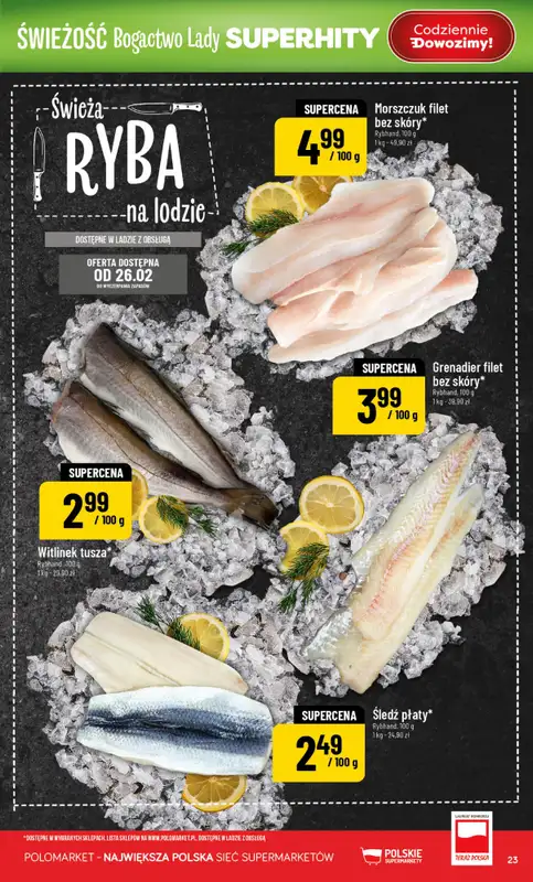 POLOmarket - gazetka promocyjna Gazetka od środy 25.02 do wtorku 03.03 - strona 23