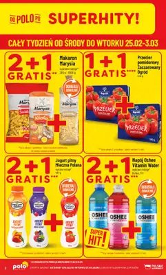 POLOmarket - gazetka promocyjna Gazetka od środy 25.02 do wtorku 03.03 - strona 2