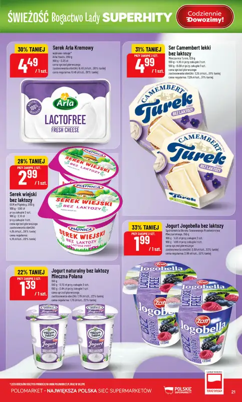 POLOmarket - gazetka promocyjna Gazetka od środy 25.02 do wtorku 03.03 - strona 21