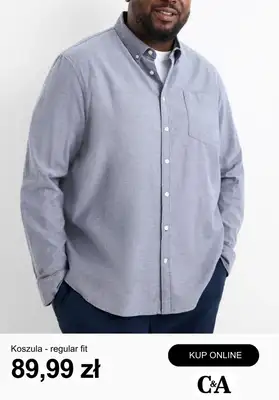 C&A - gazetka promocyjna Duże rozmiary dla niego od poniedziałku 23.02  - strona 3