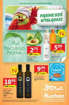 Auchan - gazetka promocyjna Gazetka 30 Lat Supermarket Auchan od czwartku 26.02 do środy 04.03