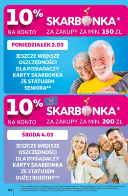 Auchan - gazetka promocyjna Gazetka 30 Lat Hipermarket Auchan od czwartku 26.02 do środy 04.03 - strona 42