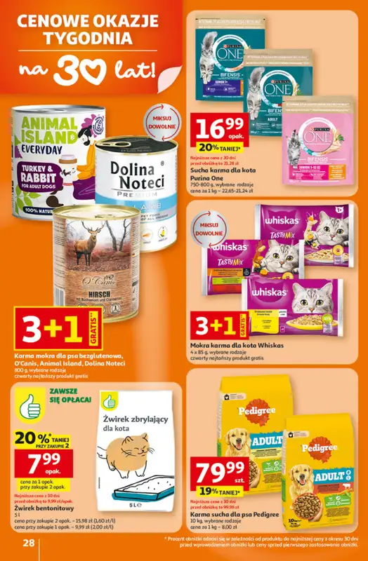 Auchan - gazetka promocyjna Gazetka 30 Lat Hipermarket Auchan od czwartku 26.02 do środy 04.03 - strona 28