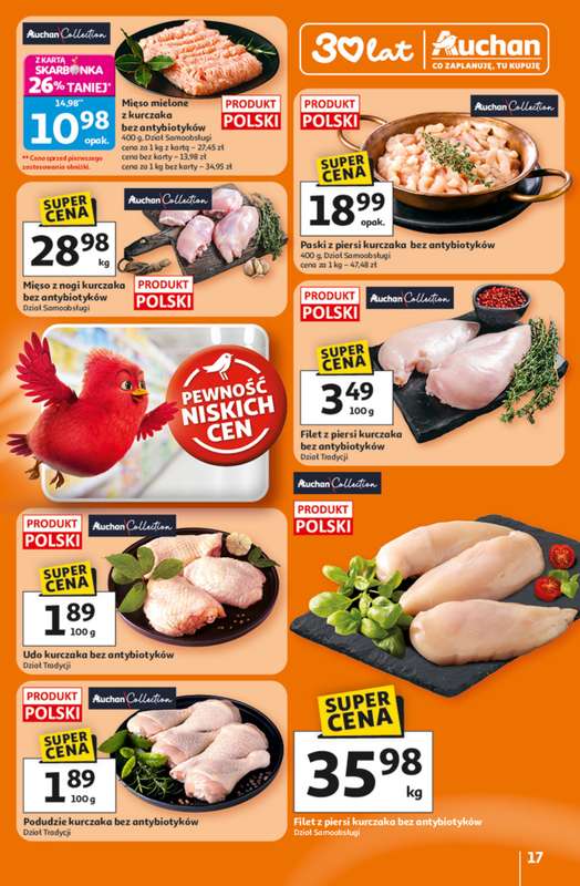 Auchan - gazetka promocyjna Gazetka 30 Lat Hipermarket Auchan od czwartku 26.02 do środy 04.03 - strona 17