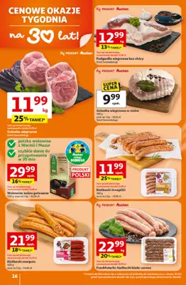Auchan - gazetka promocyjna Gazetka 30 Lat Hipermarket Auchan od czwartku 26.02 do środy 04.03 - strona 16