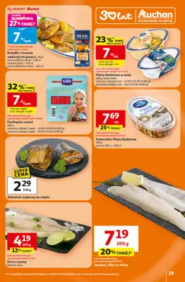 Auchan - gazetka promocyjna Gazetka 30 Lat Hipermarket Auchan od czwartku 26.02 do środy 04.03 - strona 19
