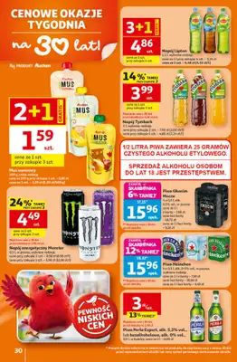 Auchan - gazetka promocyjna Gazetka 30 Lat Hipermarket Auchan od czwartku 26.02 do środy 04.03 - strona 30