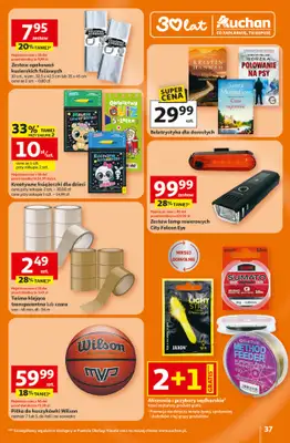 Auchan - gazetka promocyjna Gazetka 30 Lat Hipermarket Auchan od czwartku 26.02 do środy 04.03 - strona 37