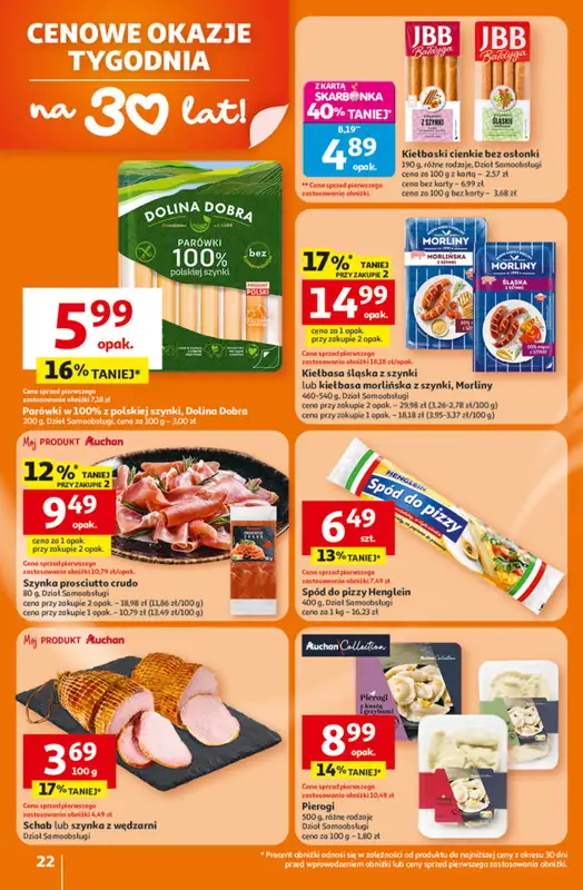 Auchan - gazetka promocyjna Gazetka 30 Lat Hipermarket Auchan od czwartku 26.02 do środy 04.03 - strona 22