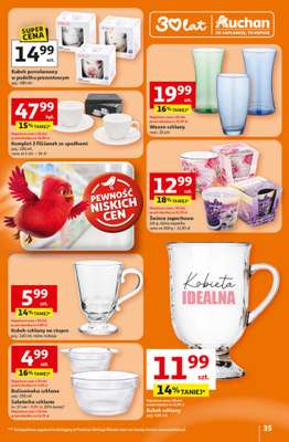 Auchan - gazetka promocyjna Gazetka 30 Lat Hipermarket Auchan od czwartku 26.02 do środy 04.03 - strona 35