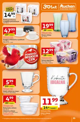 Auchan - gazetka promocyjna Gazetka 30 Lat Hipermarket Auchan od czwartku 26.02 do środy 04.03 - strona 35