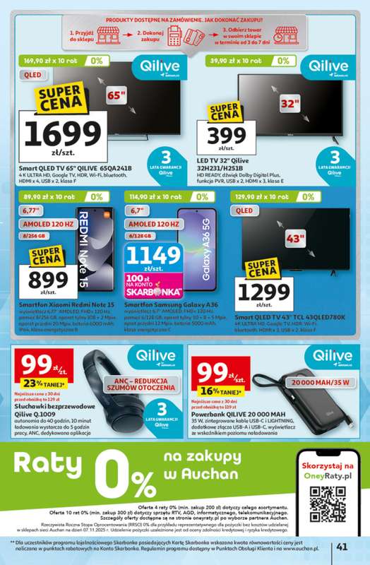 Auchan - gazetka promocyjna Gazetka 30 Lat Hipermarket Auchan od czwartku 26.02 do środy 04.03 - strona 41