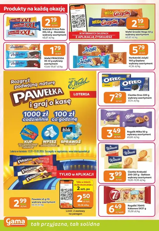 Gama - gazetka promocyjna Gazetka od czwartku 26.02 do wtorku 10.03 - strona 4