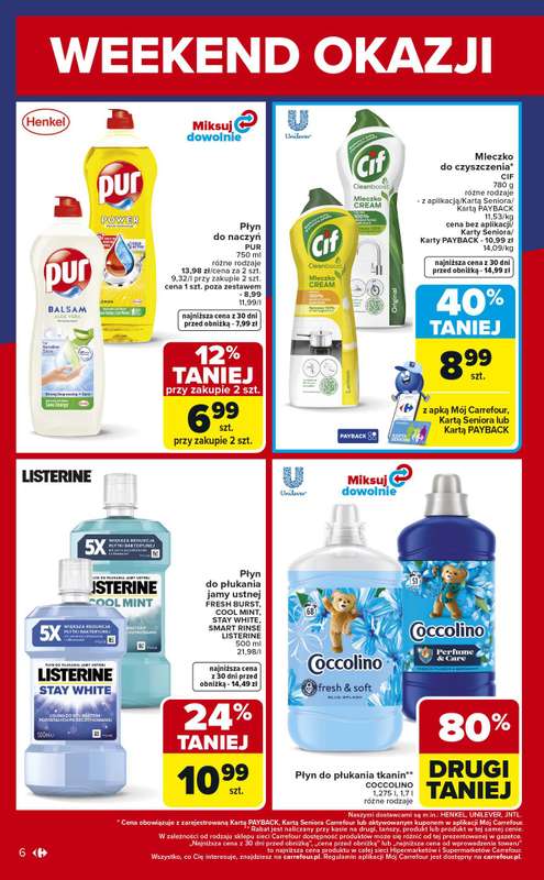 Carrefour - gazetka promocyjna Gazetka Weekend promek już od czwartku od czwartku 26.02 do soboty 28.02 - strona 6