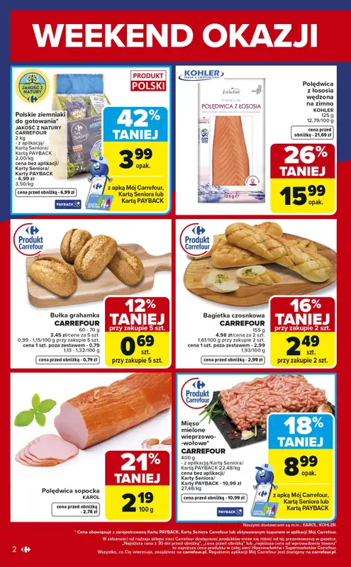 Carrefour Market - gazetka promocyjna Gazetka Weekend promek już od czwartku od czwartku 26.02 do soboty 28.02 - strona 2