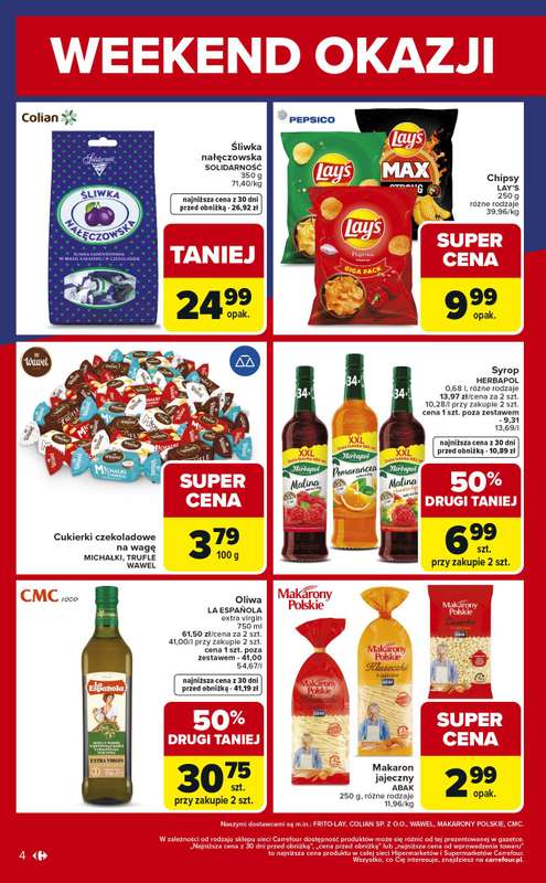 Carrefour Market - gazetka promocyjna Gazetka Weekend promek już od czwartku od czwartku 26.02 do soboty 28.02 - strona 4