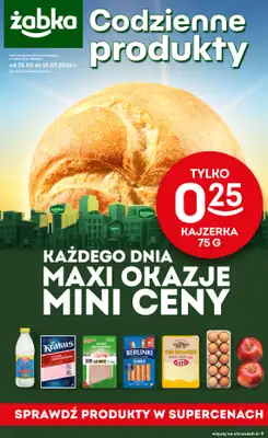 Żabka - gazetka promocyjna Gazetka Spożywcza od środy 25.02 do wtorku 10.03