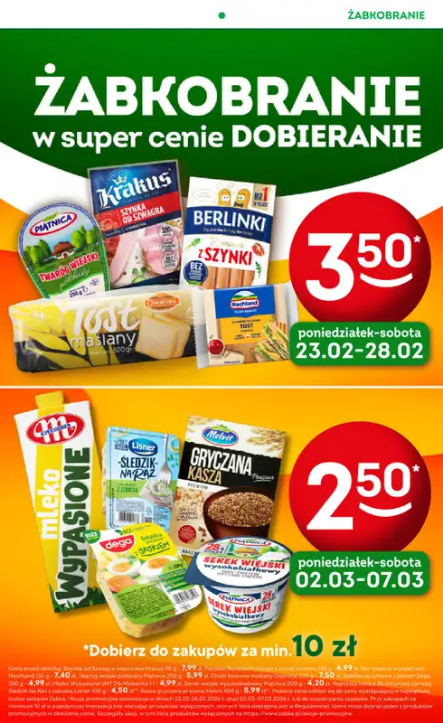 Żabka - gazetka promocyjna Gazetka Spożywcza od środy 25.02 do wtorku 10.03 - strona 2