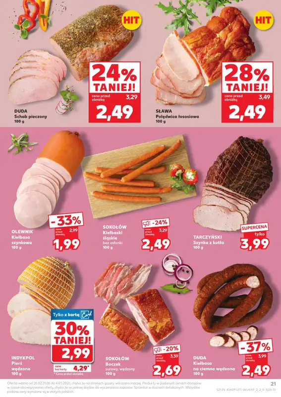 Kaufland - gazetka promocyjna Oferta Kaufland  do środy 04.03 - strona 21