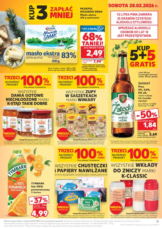 Kaufland - gazetka promocyjna Oferta Kaufland  do środy 04.03 - strona 15