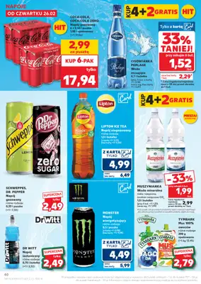Kaufland - gazetka promocyjna Oferta Kaufland  do środy 04.03 - strona 40