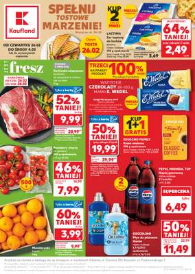 Kaufland - gazetka promocyjna Oferta Kaufland  do środy 04.03