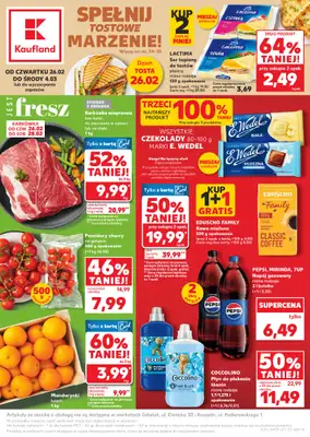 Kaufland - gazetka promocyjna Oferta Kaufland  do środy 04.03