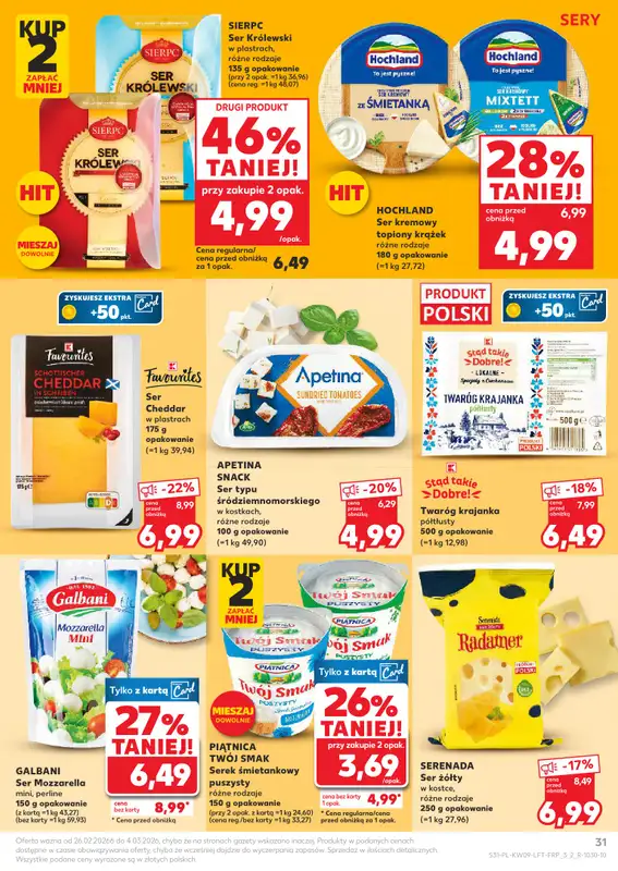 Kaufland - gazetka promocyjna Oferta Kaufland  do środy 04.03 - strona 31