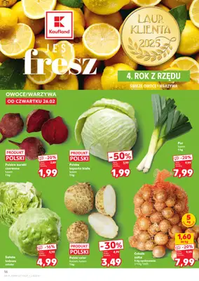 Kaufland - gazetka promocyjna Oferta Kaufland  do środy 04.03 - strona 16