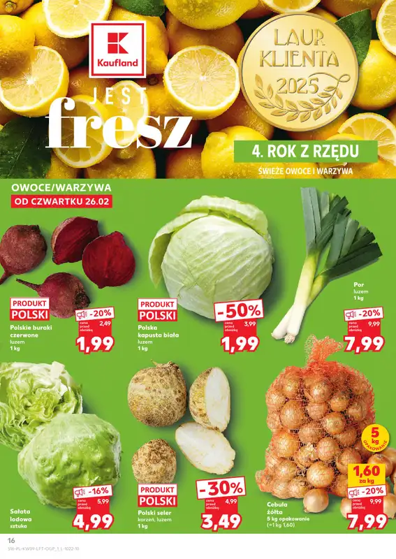 Kaufland - gazetka promocyjna Oferta Kaufland  do środy 04.03 - strona 16