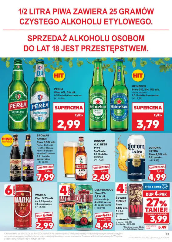 Kaufland - gazetka promocyjna Oferta Kaufland  do środy 04.03 - strona 41