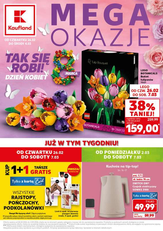 Kaufland - gazetka promocyjna Oferta Kaufland - Non Food od czwartku 26.02 do środy 04.03