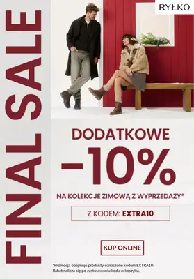 Ryłko - gazetka promocyjna Dodatkowe -10% z KODEM na kolekcję zimową z wyprzedaży od wtorku 24.02 