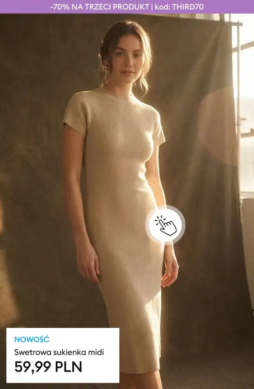 Sinsay - gazetka promocyjna -70% na KAŻDY trzeci, najtańszy nieprzeceniony produkt od wtorku 24.02 do środy 25.02 - strona 8