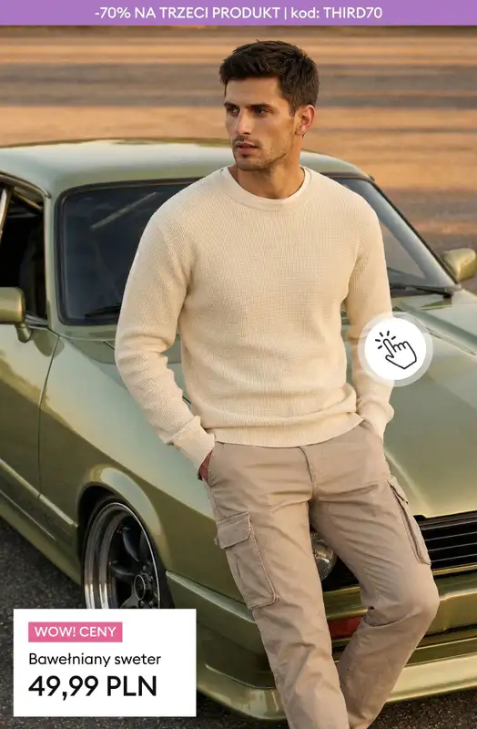 Sinsay - gazetka promocyjna -70% na KAŻDY trzeci, najtańszy nieprzeceniony produkt od wtorku 24.02 do środy 25.02 - strona 7