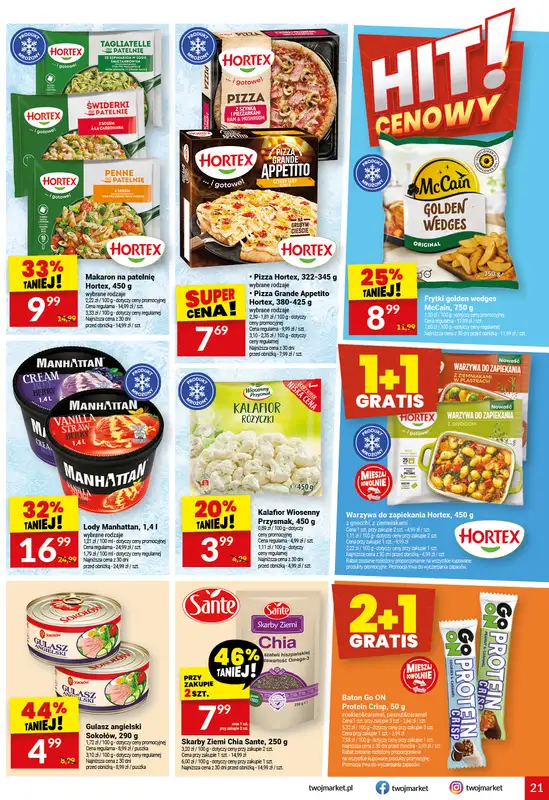 Twój Market - gazetka promocyjna Gazetka od środy 25.02 do wtorku 03.03 - strona 21