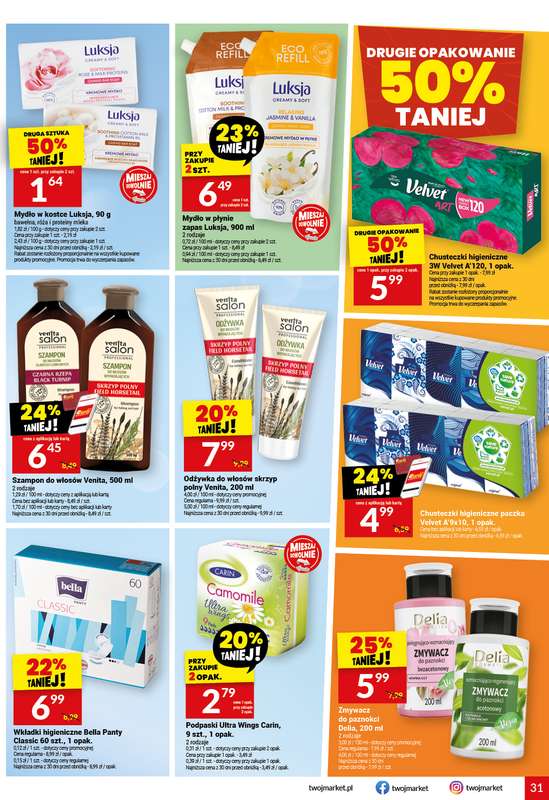 Twój Market - gazetka promocyjna Gazetka od środy 25.02 do wtorku 03.03 - strona 31